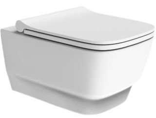 Подвесной унитаз Boheme Bello 971-MW безободковый белый матовый